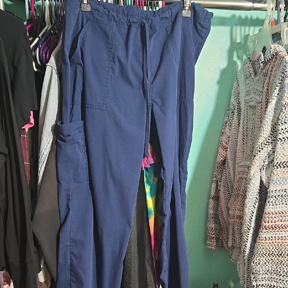 Scrubstar Women's Straight Leg Pants - Navy Blue